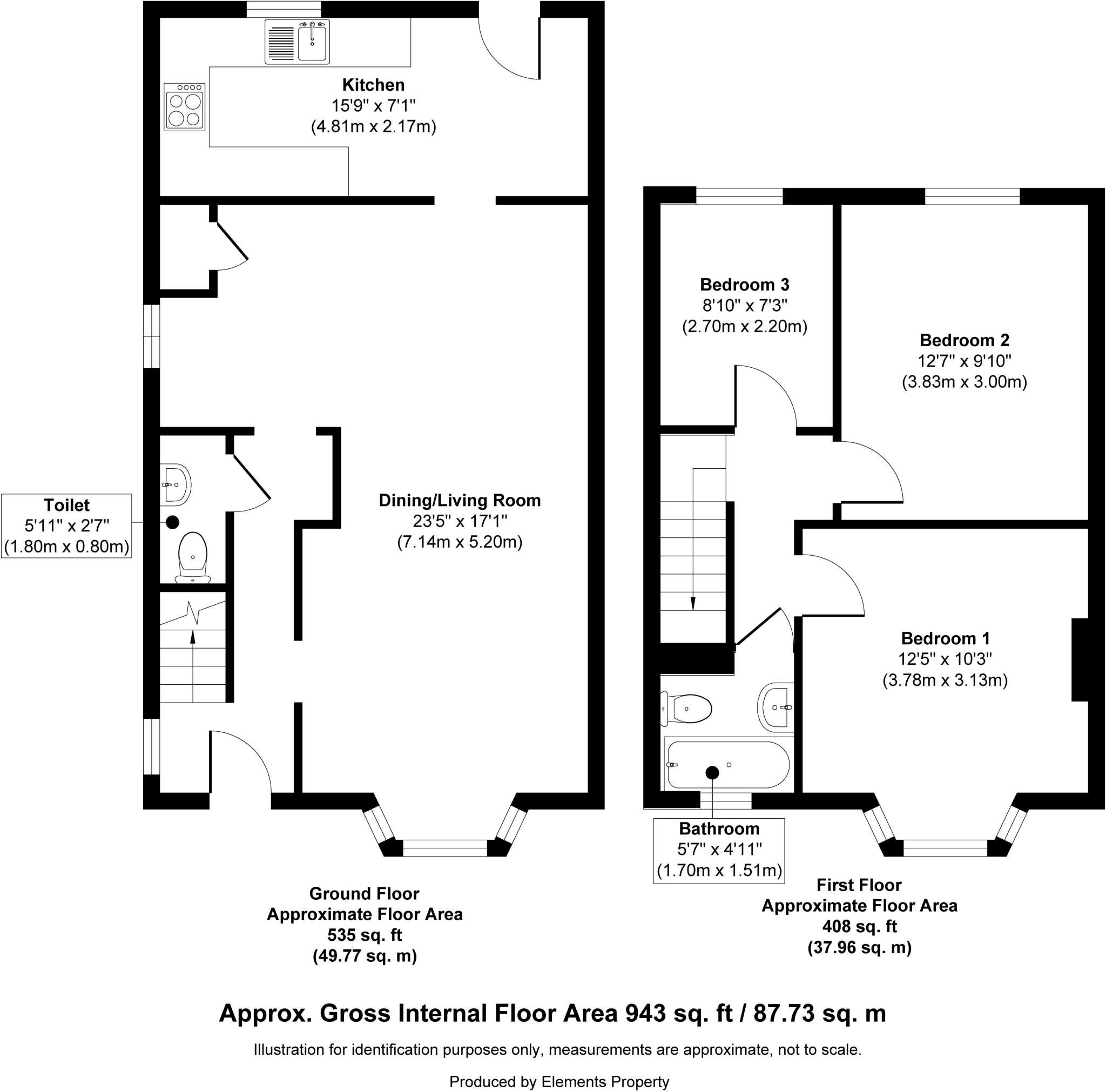 Pansy Road, Southampton floorplan