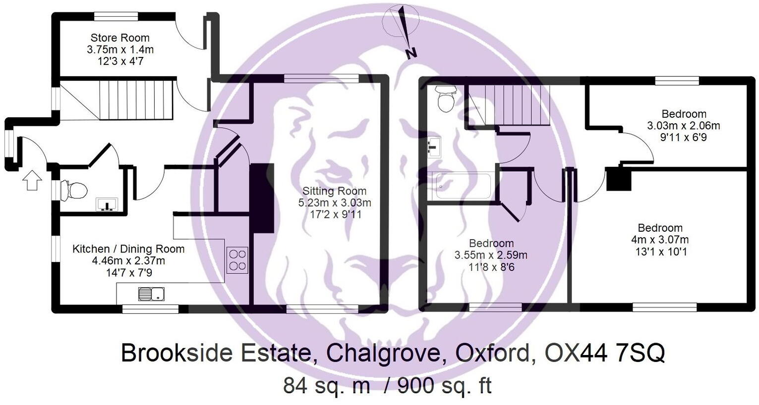 Brookside, Chalgrove floorplan