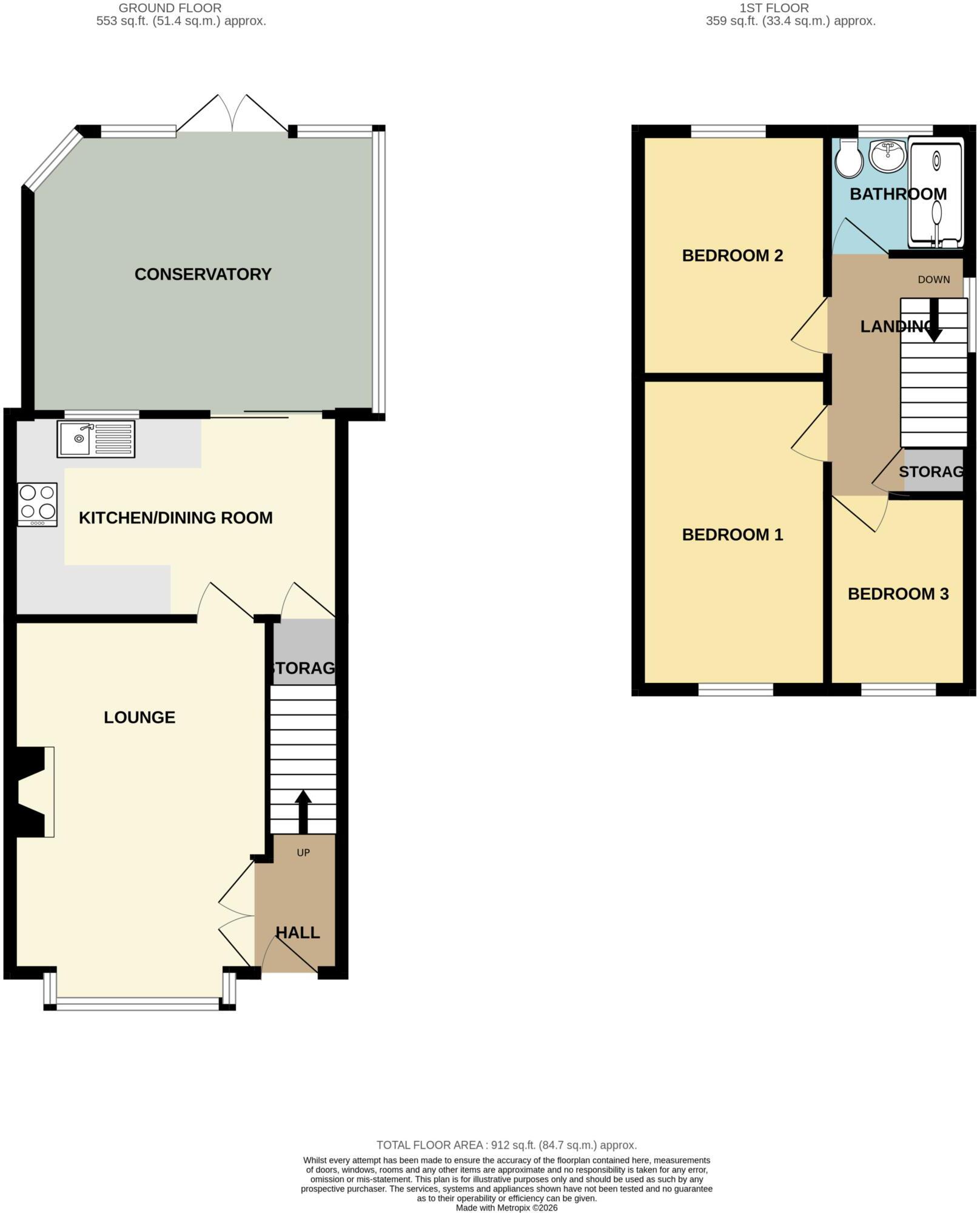 Burdett Avenue, Spital floorplan