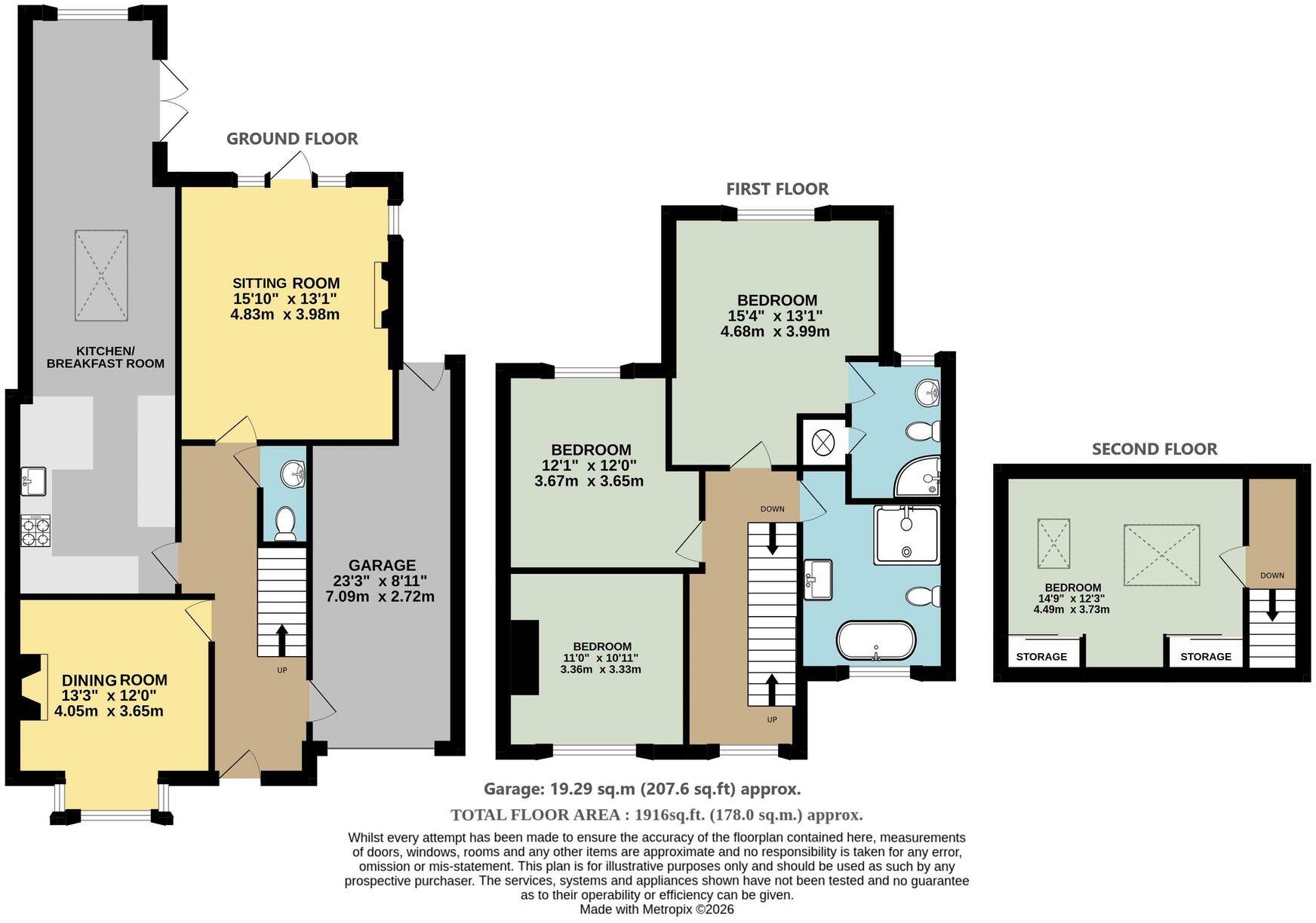 Bedwins Lane, Cookham, SL6 floorplan