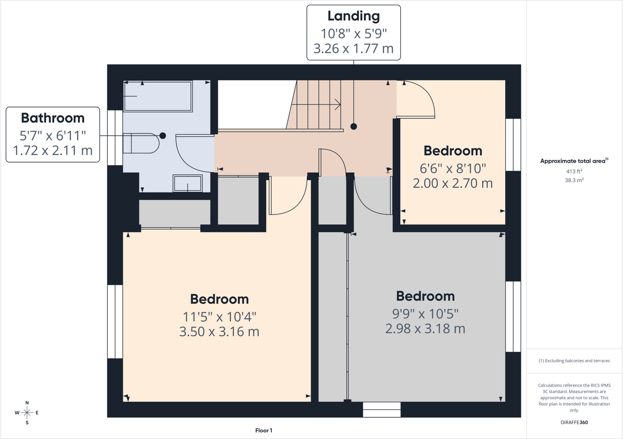 Burnage Court, Pelham Street floorplan