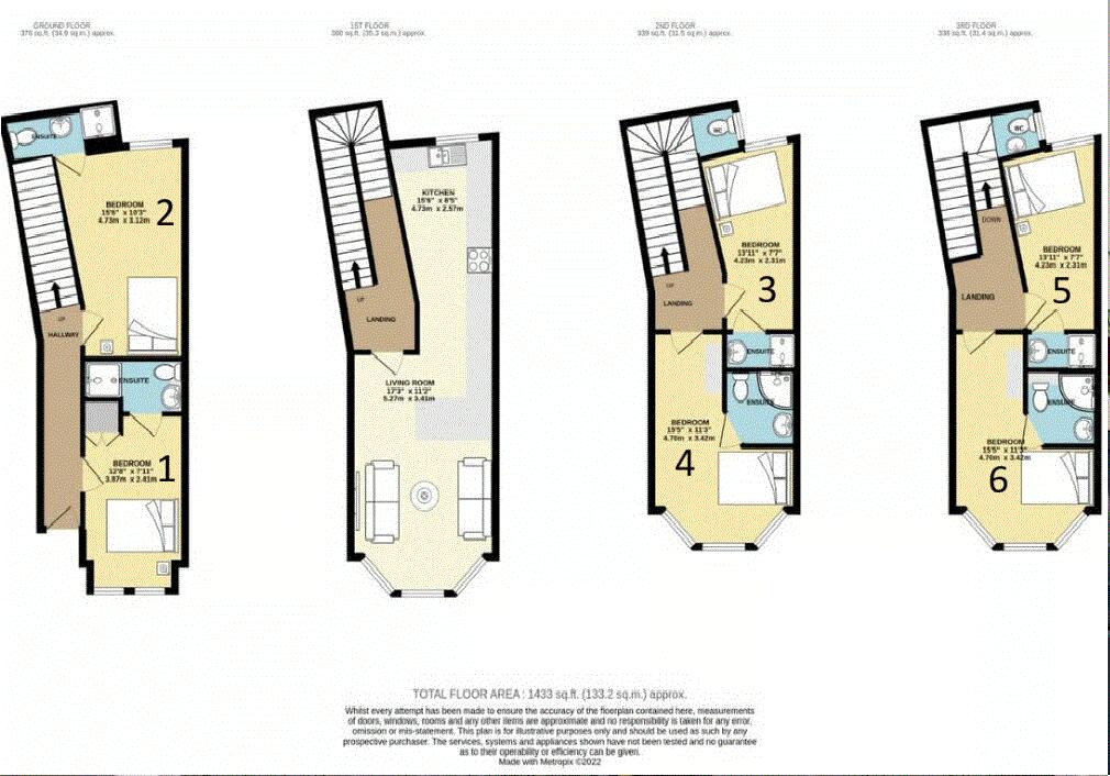 Old Steine, Brighton floorplan