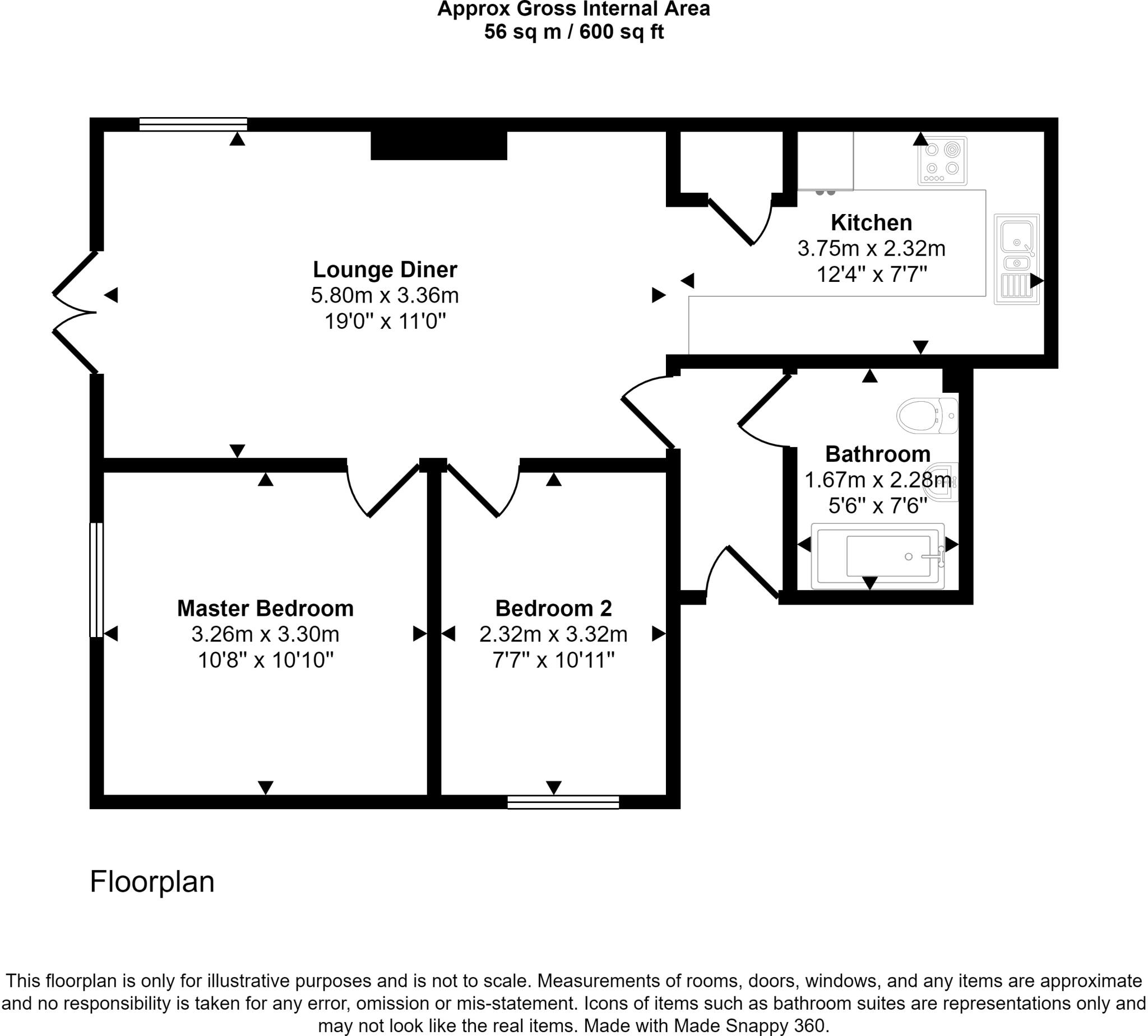 The Walled Garden floorplan
