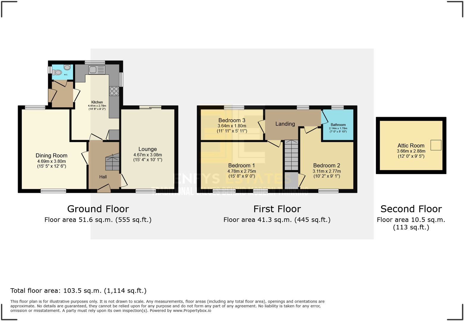 Maes Glas, Rhos On Sea, LL28 floorplan
