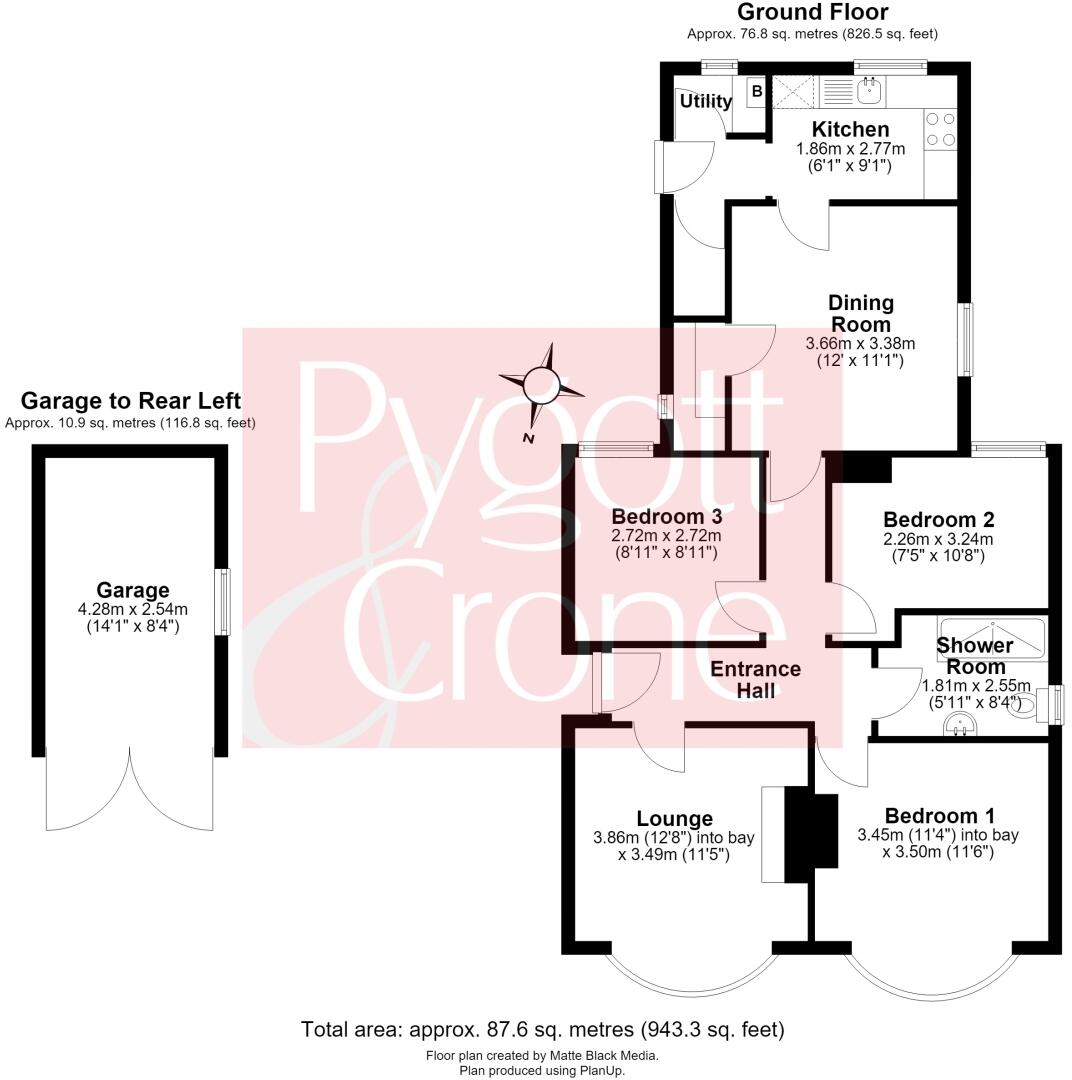 Tytton Lane West, Wyberton, Boston, Lincolnshire, PE21 floorplan