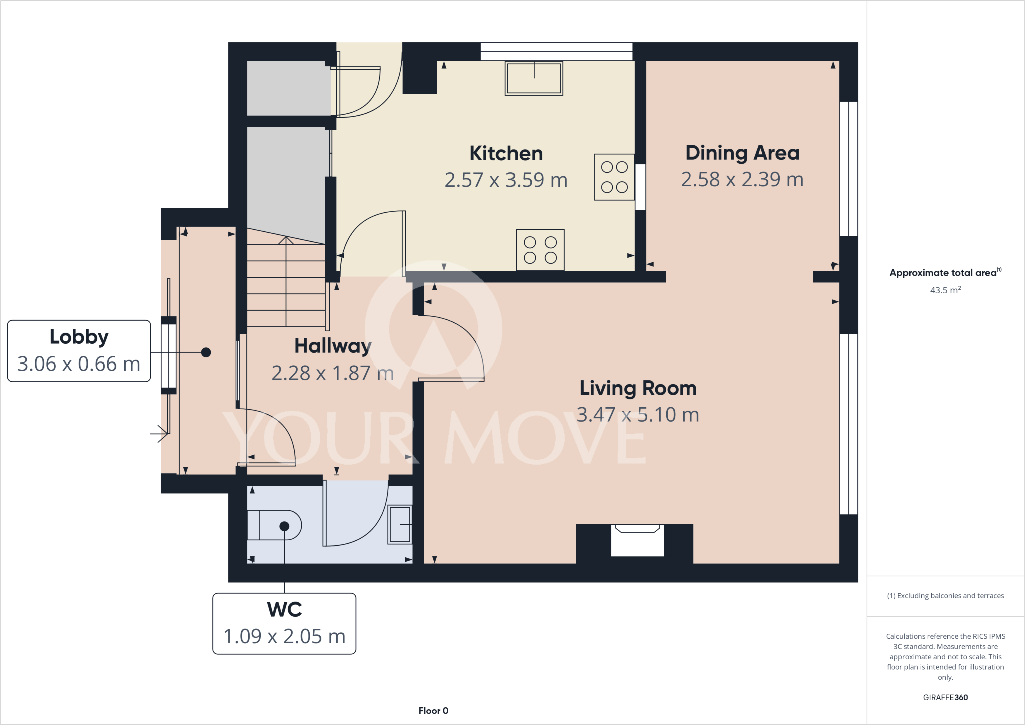 Westfield Drive, Hurworth, Darlington, Durham, DL2 floorplan