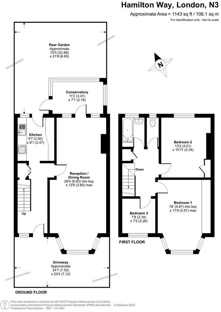 Hamilton Way, West Finchley floorplan