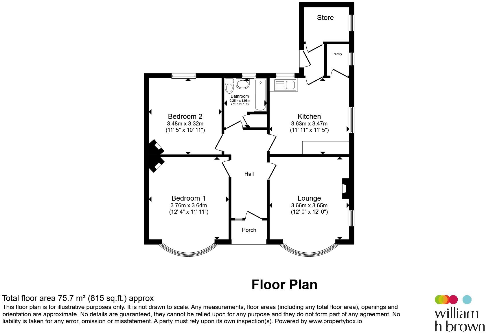Robin Hoods Walk, Boston floorplan