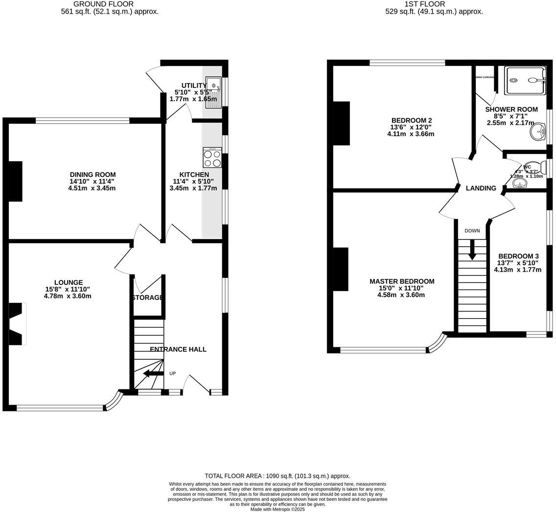 St Catherines Drive, Douglas floorplan