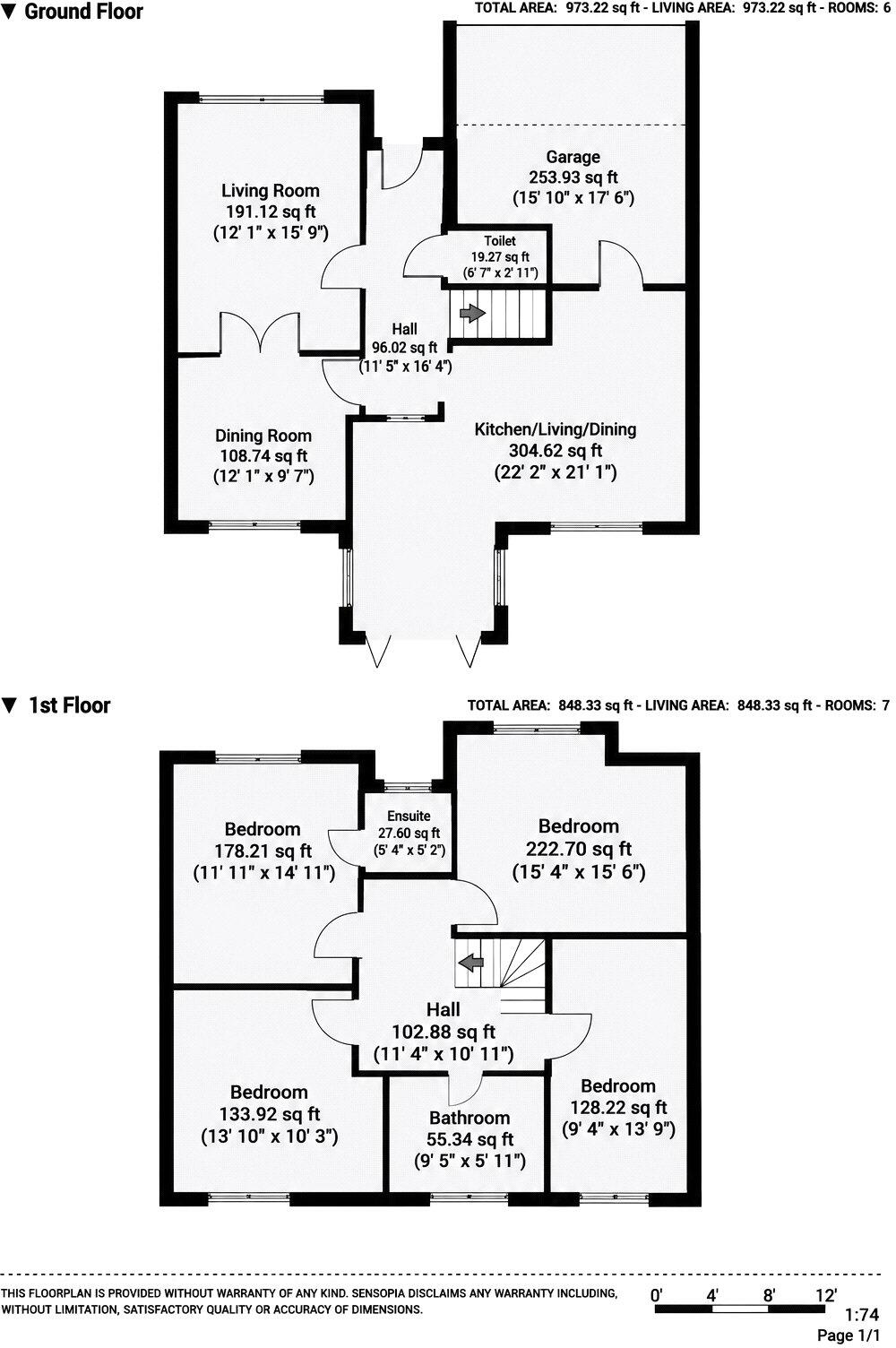 West Brow Gardens, Prenton, Merseyside, CH43 floorplan