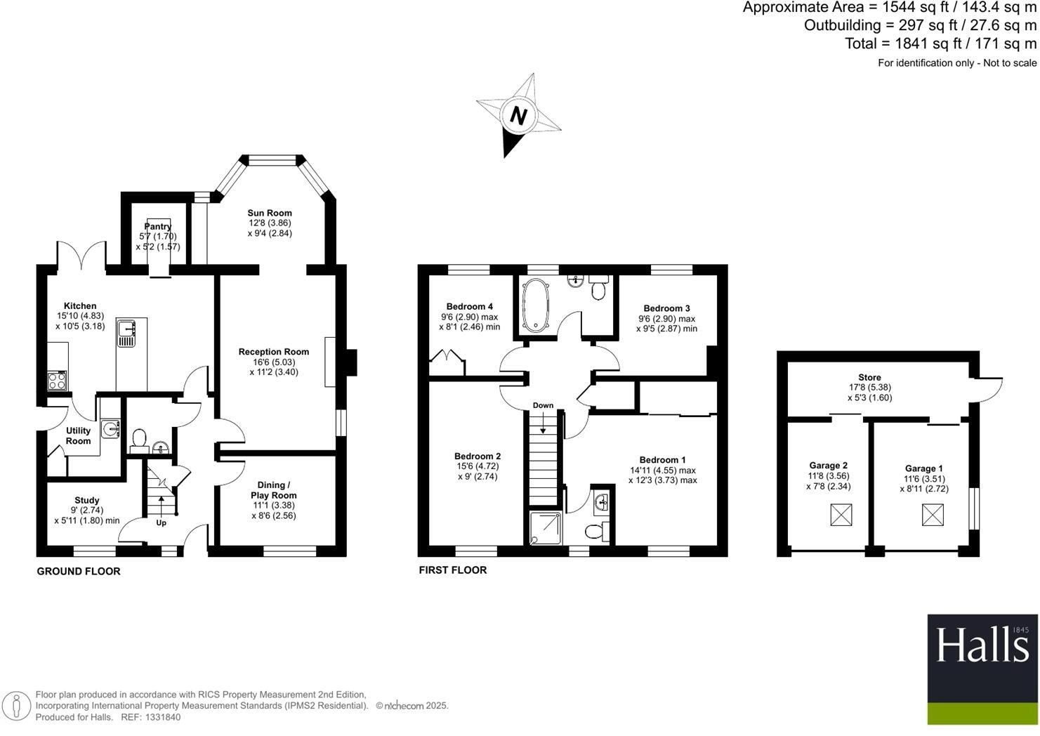 2 St. Martins Meadow, Little Ness, Shrewsbury, SY4 2AR floorplan