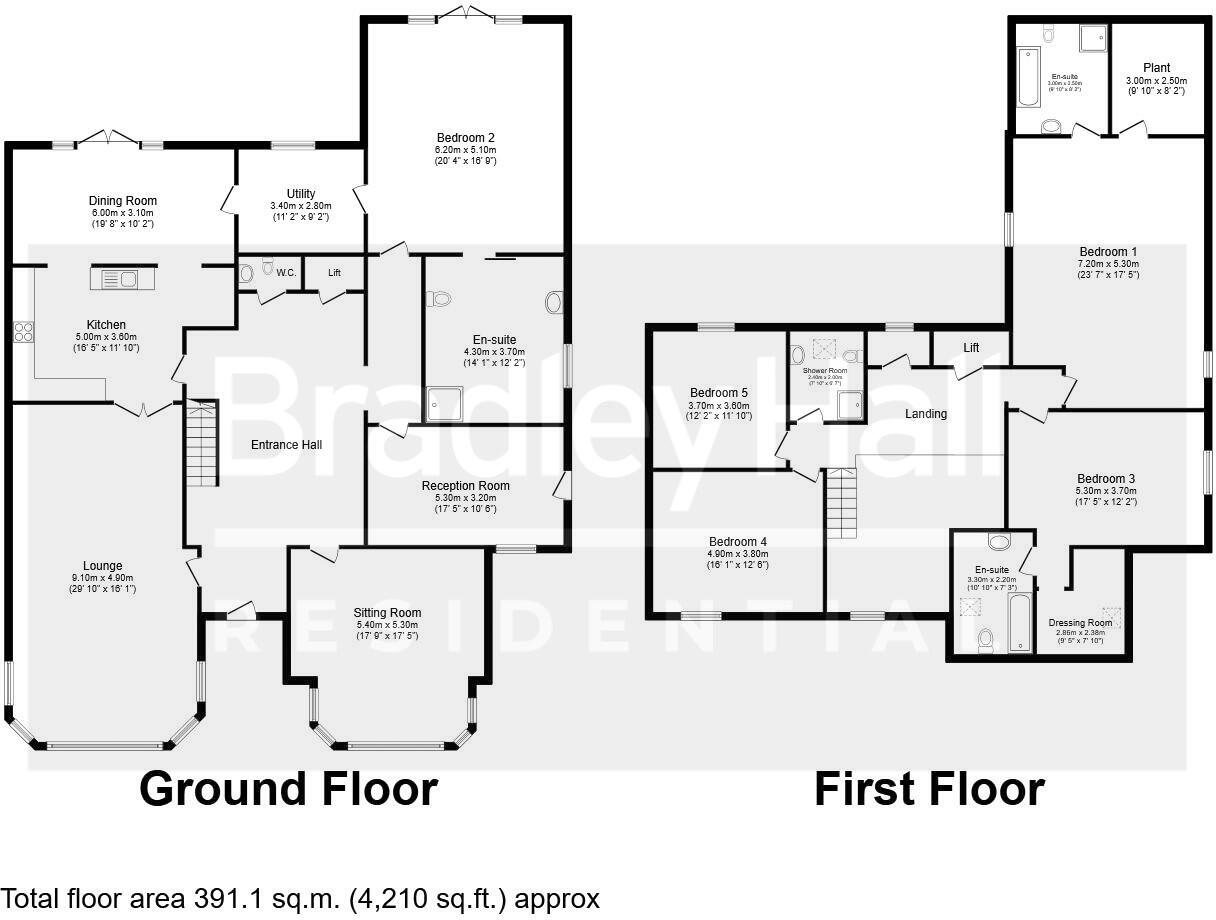 North Lodge, Chester Le Street, DH3 floorplan