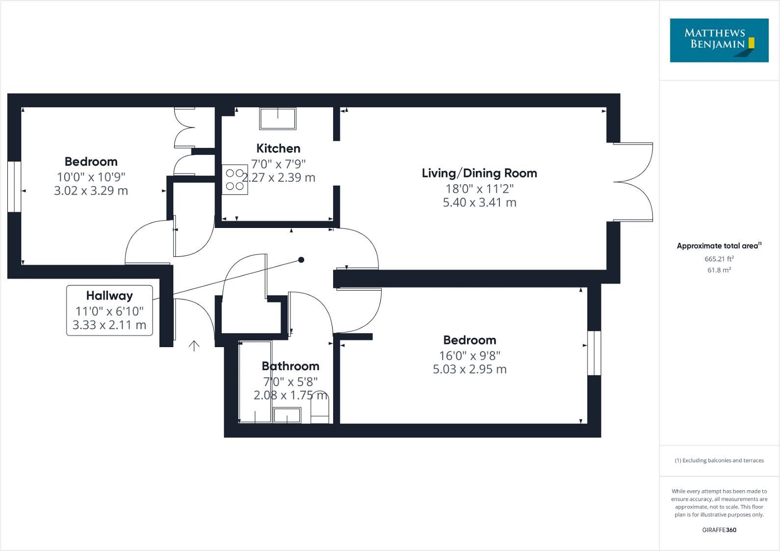 8 Campbell House, Coniston, LA21 8ER floorplan