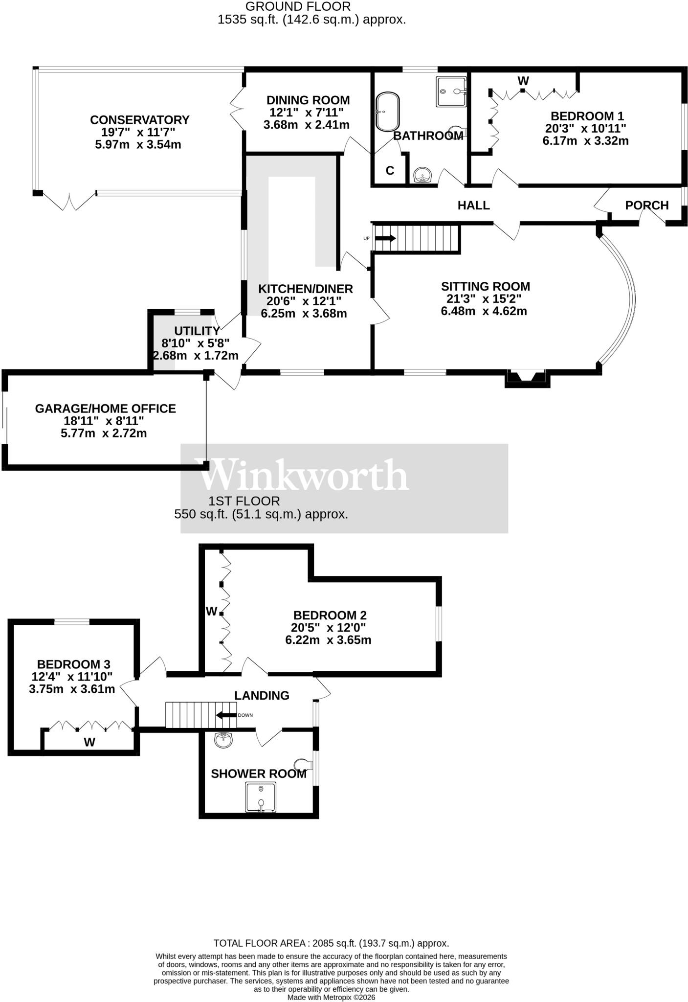 Park Close, Thurton, Norwich, Norfolk, NR14 floorplan