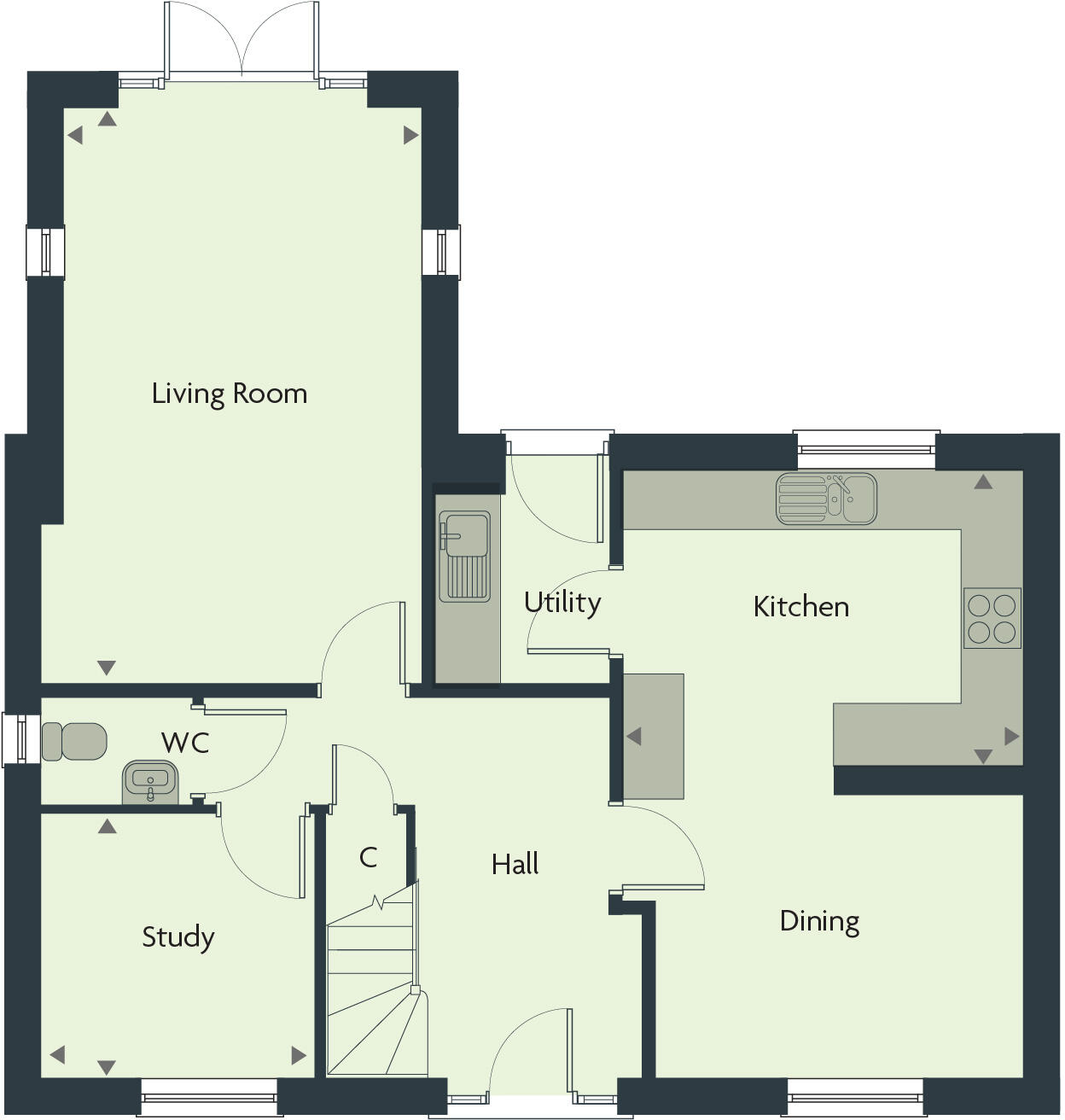 Maple Fields, Llanrumney, Cardiff floorplan