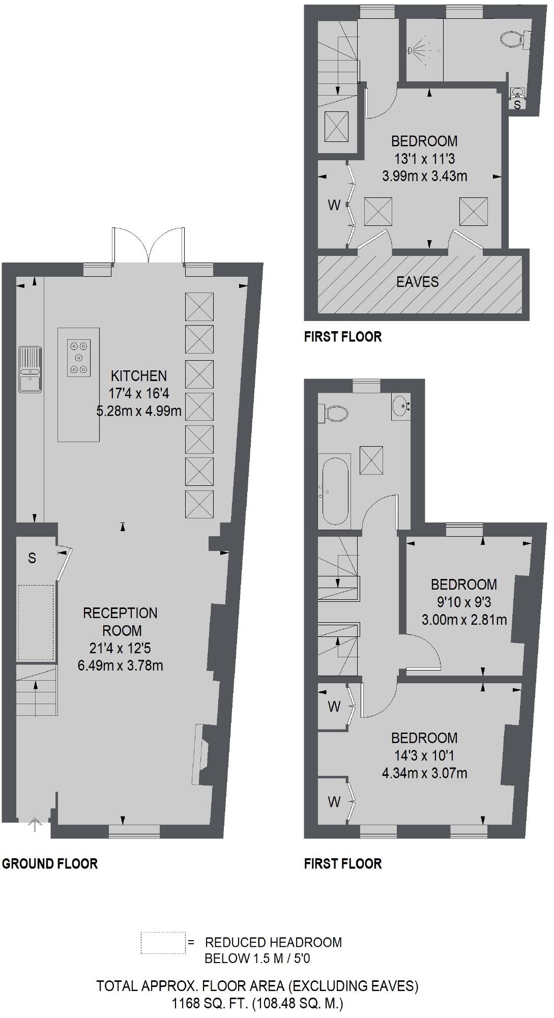 Eversleigh Road, Battersea floorplan