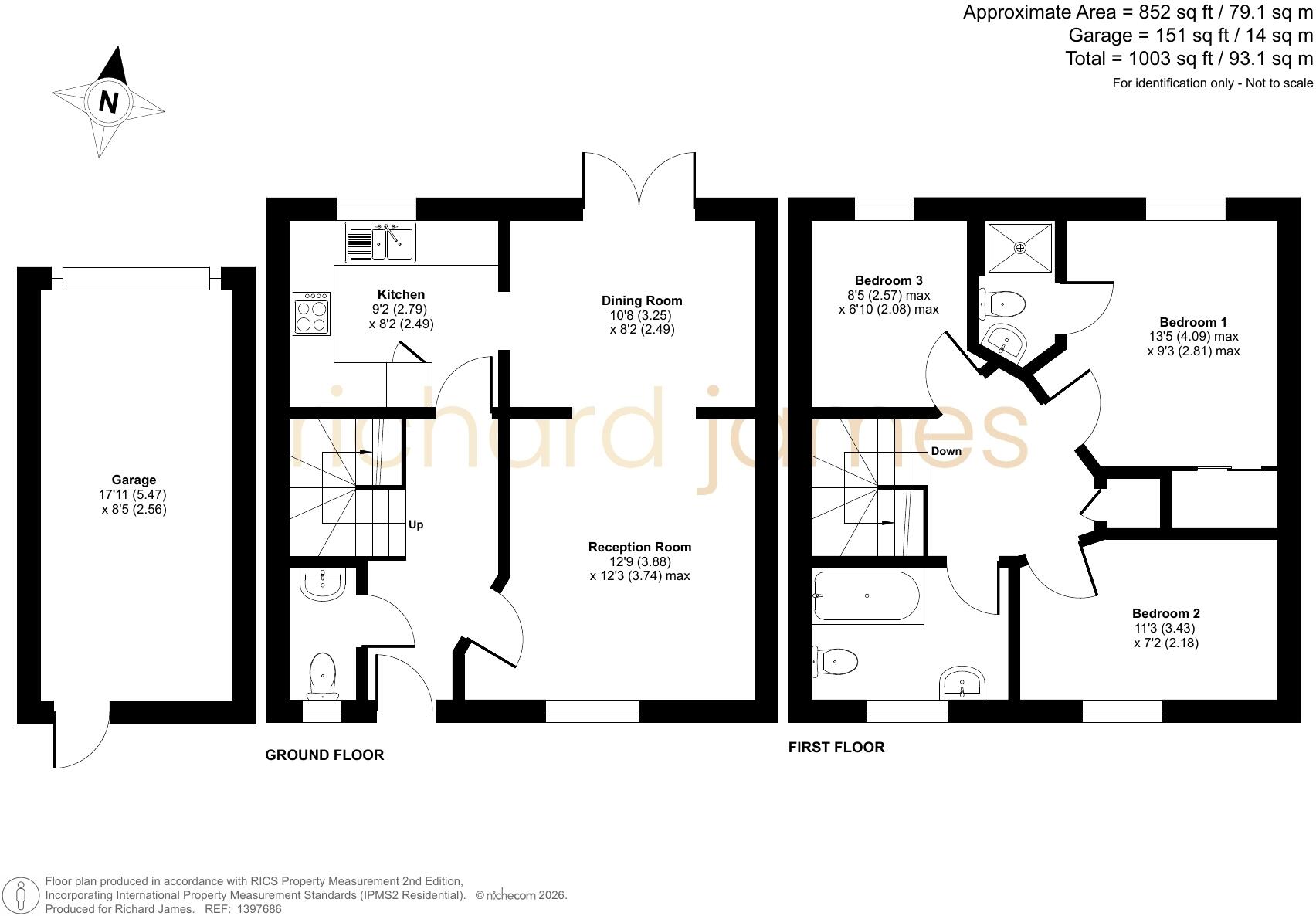 Dolina Road, Haydon End, Swindon, SN25 floorplan