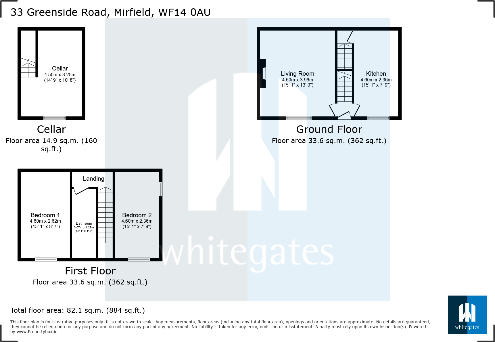 Greenside Road, Mirfield, West Yorkshire, WF14 floorplan