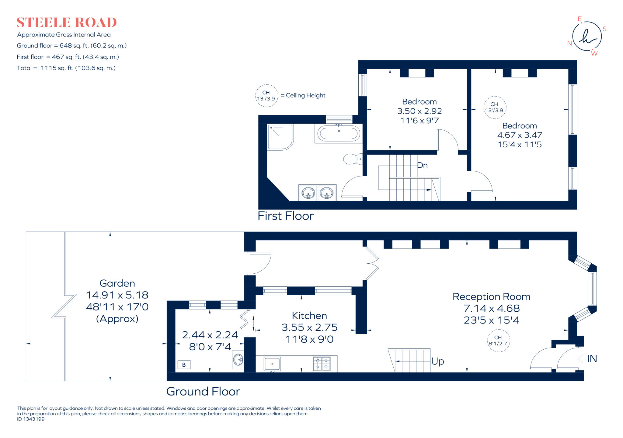 Steele Road London N17 floorplan