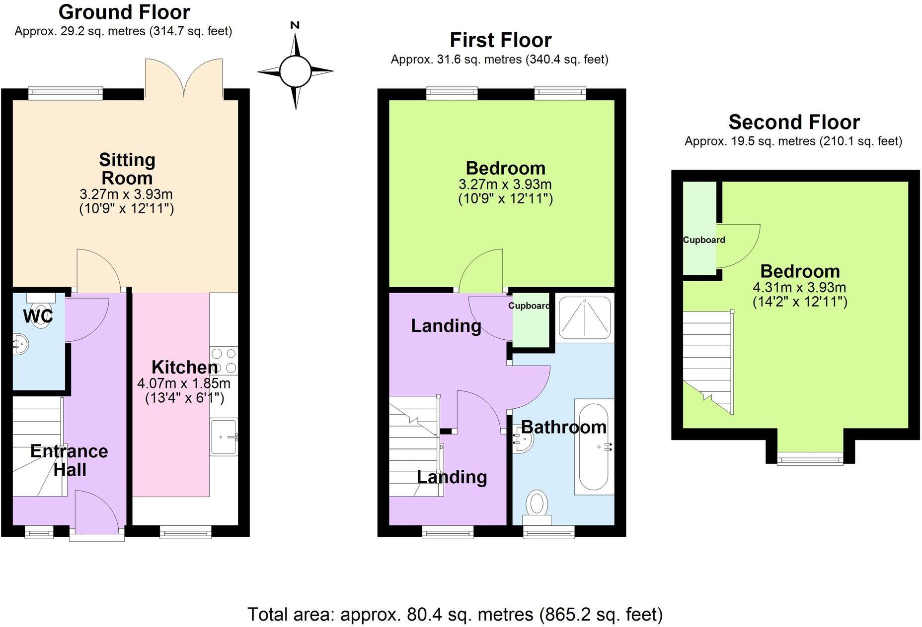 2, Waterloo Mews, Leiston, IP16 floorplan