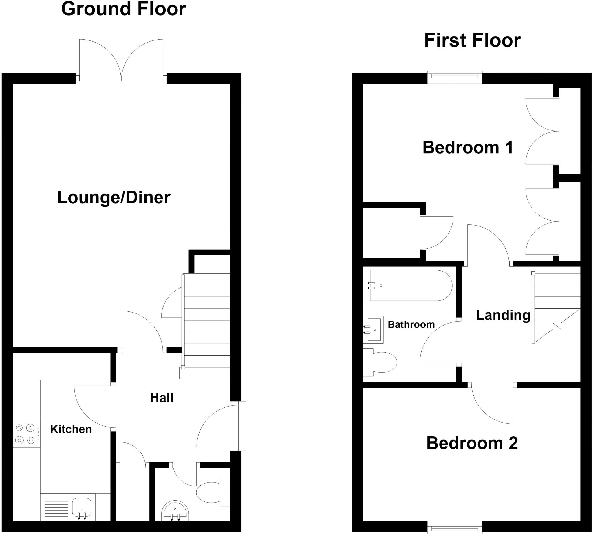 Bradbridge Green Ashford TN23 floorplan