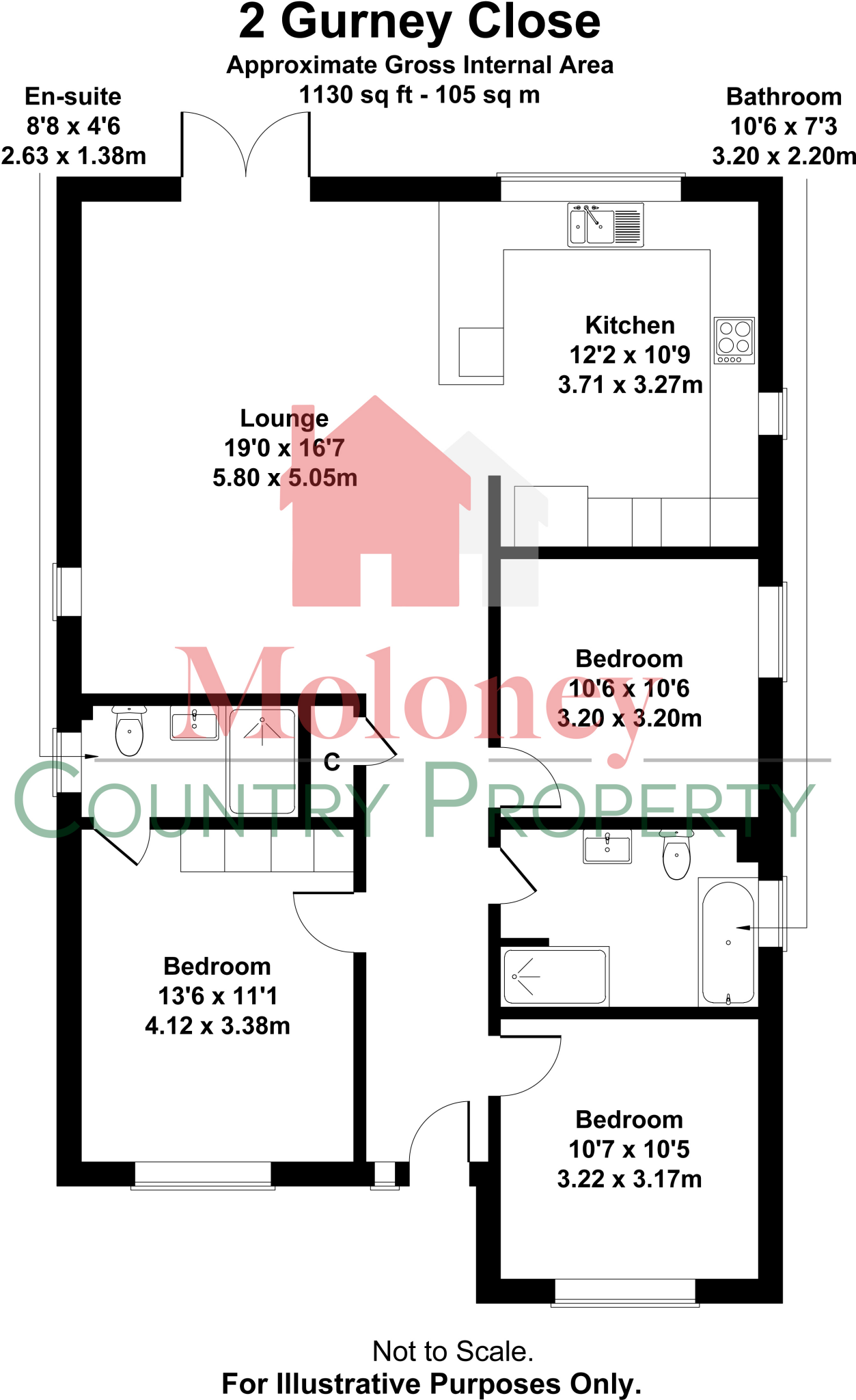 Rural Broad Oak, Brede, East Sussex TN31 floorplan