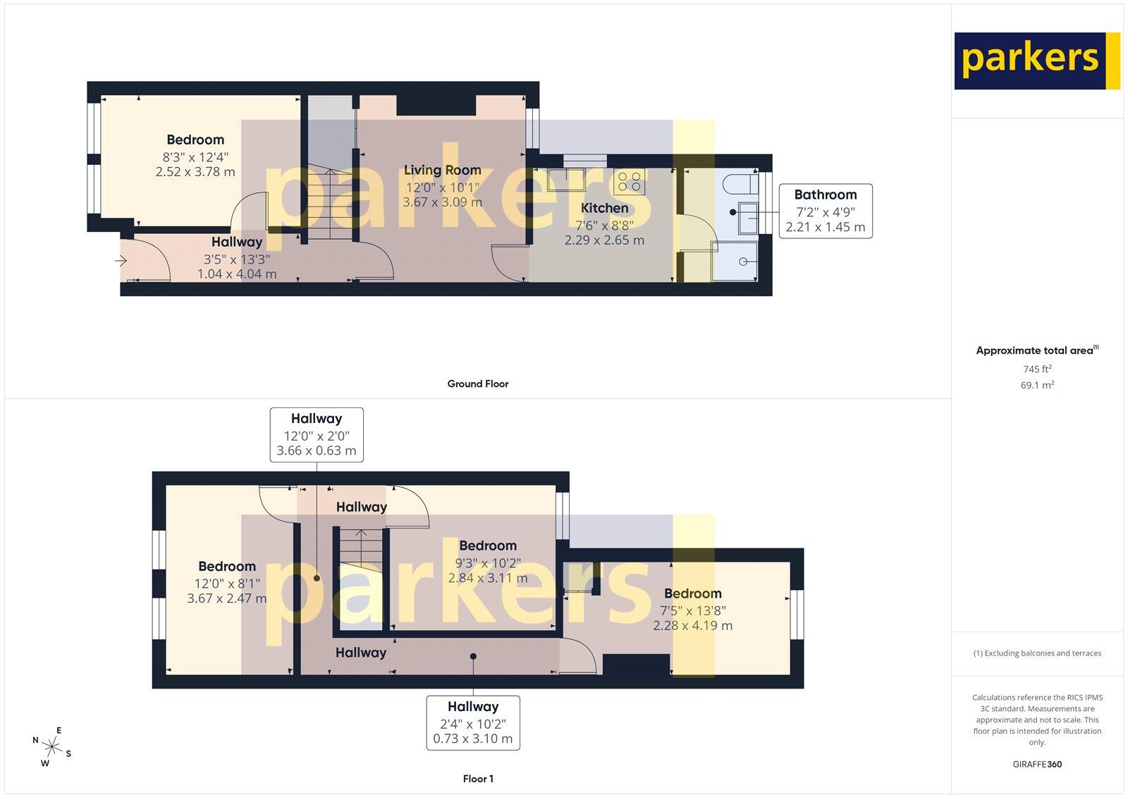 Pitcroft Avenue, Reading, Berkshire, RG6 floorplan