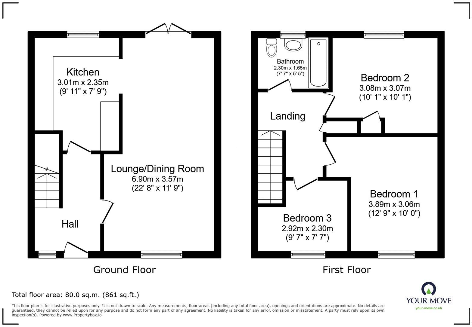 Macarthur Crescent, Southampton, Hampshire, SO18 floorplan