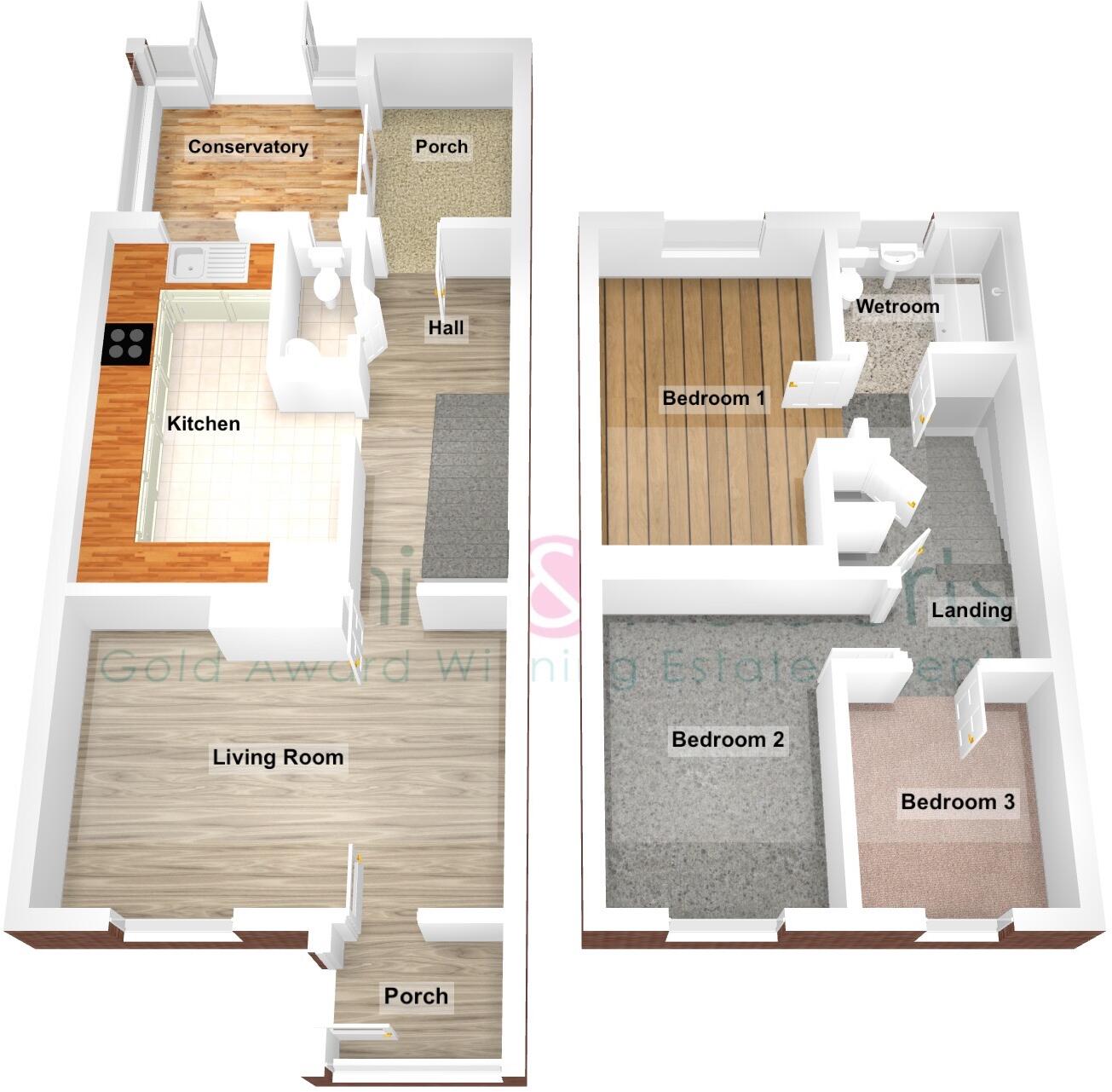 Jubilee Square, South Hetton, Durham, DH6 2TR floorplan
