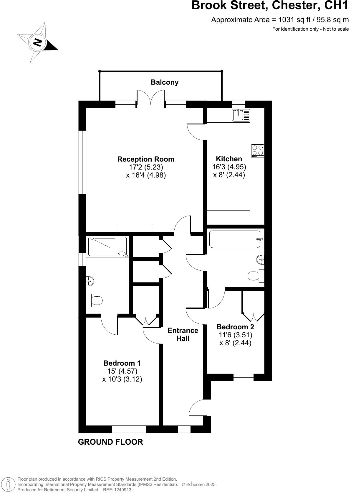 Brook Street, Chester, CH1 floorplan