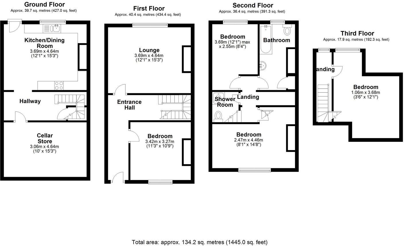 329 Glossop Road, Sheffield floorplan