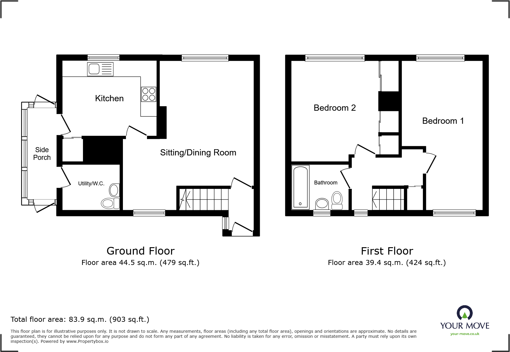 Ashness Close, Whitehaven, Cumbria, CA28 floorplan