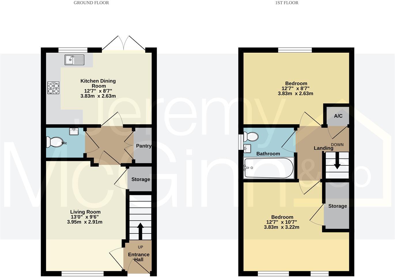 Barclay Close, Wellesbourne floorplan