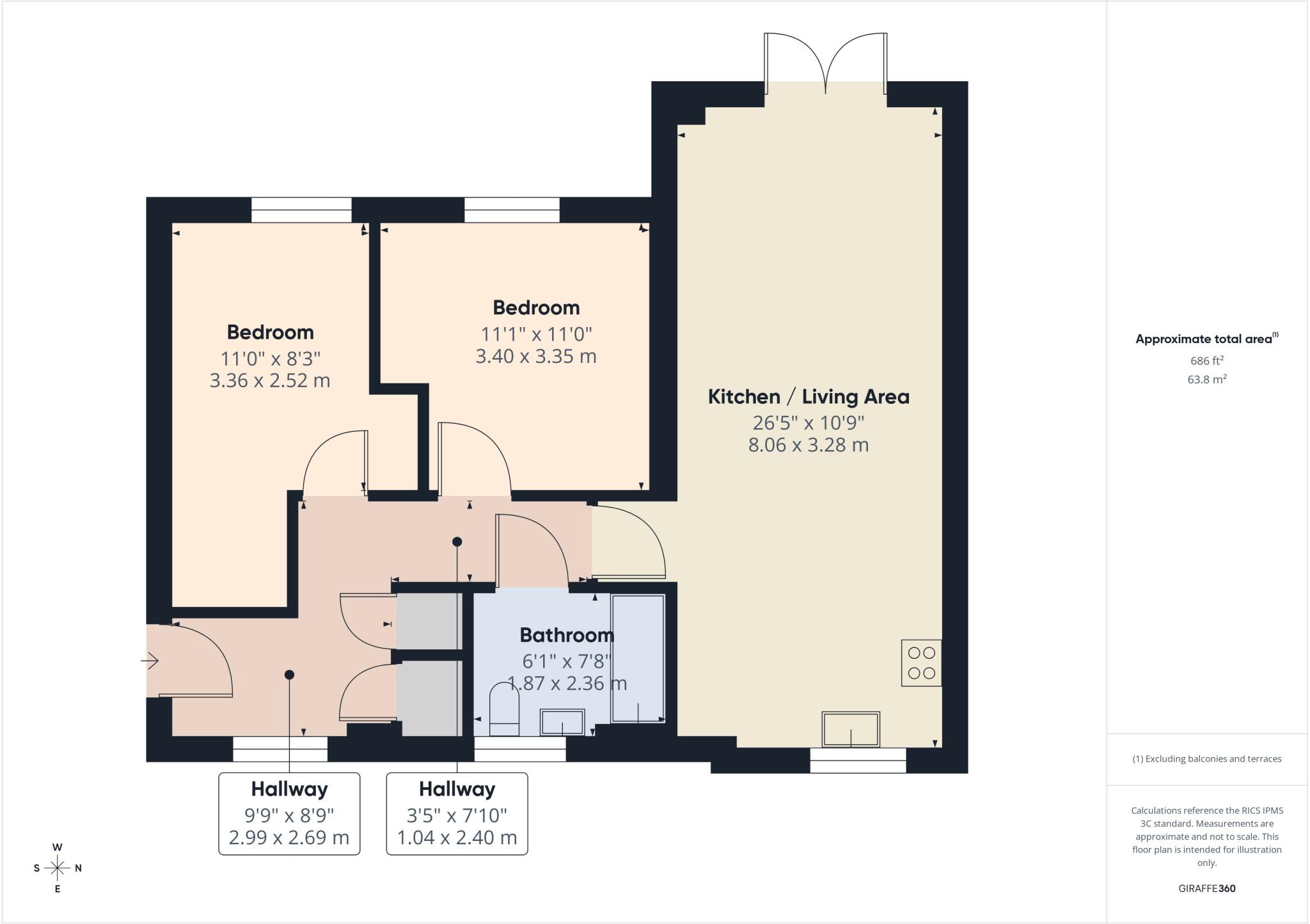 Kenyon Way, Langley, Berkshire, SL3 floorplan