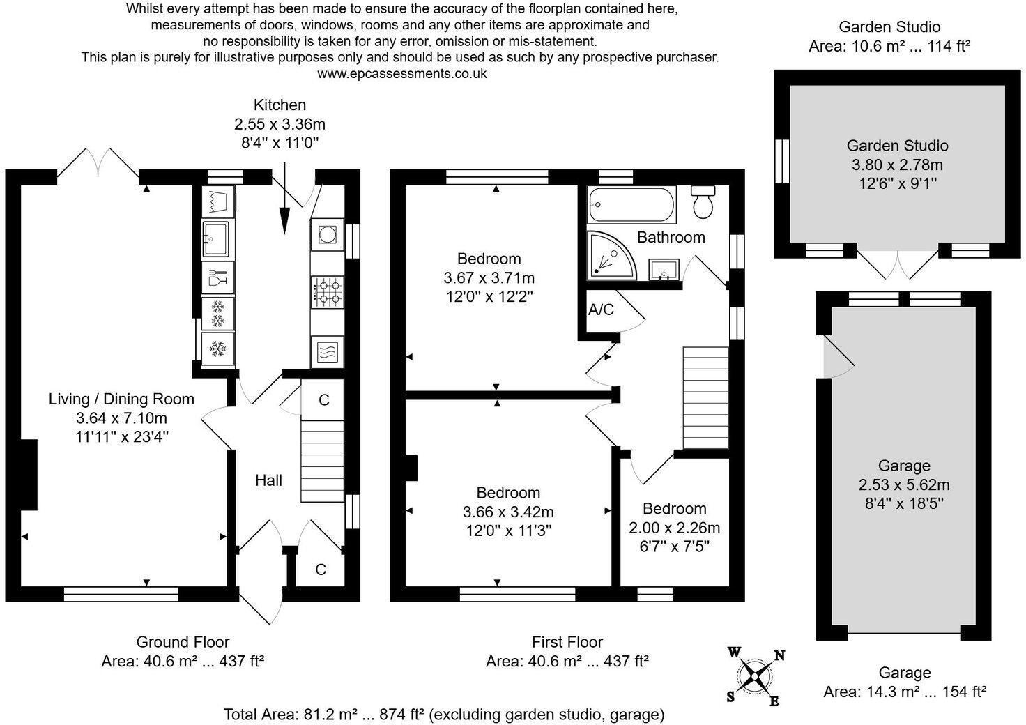 Worcester Park, Bath, BA1 6QU floorplan