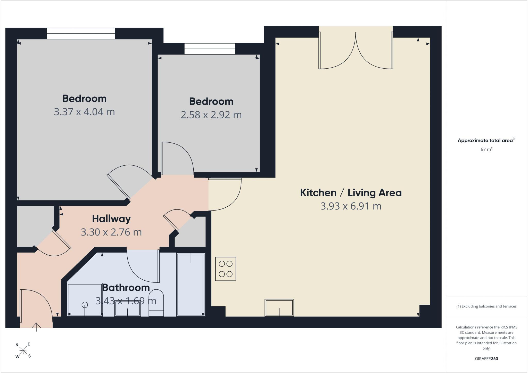 Jacob Bright Mews, Rochdale, OL12 floorplan