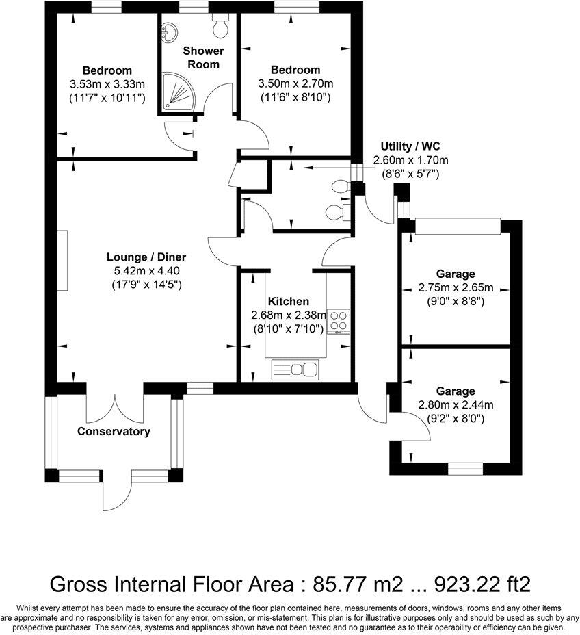 Chapel Lawn Road, Bucknell, Shropshire floorplan