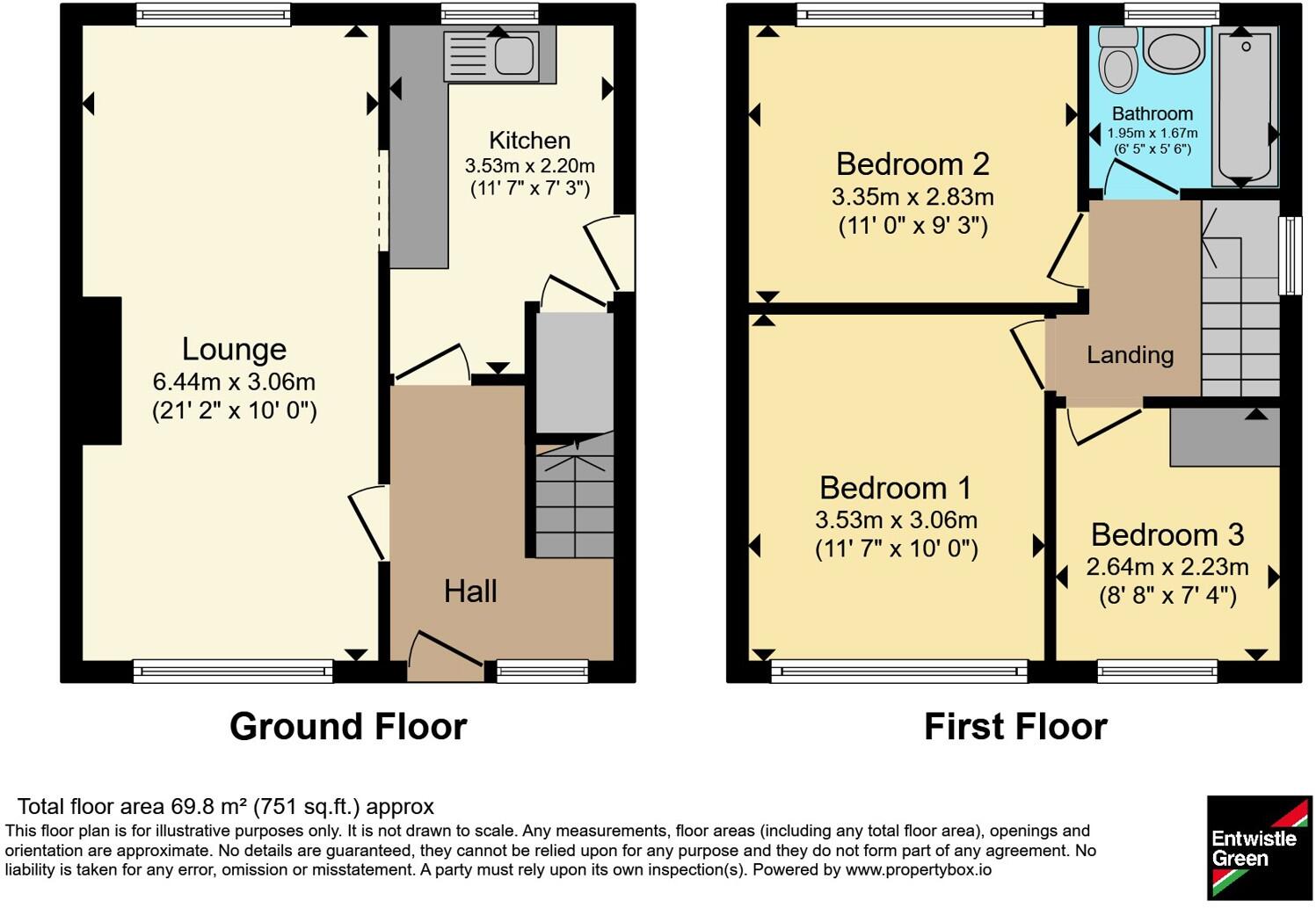 Cross Street, Leyland, Lancashire, PR25 floorplan