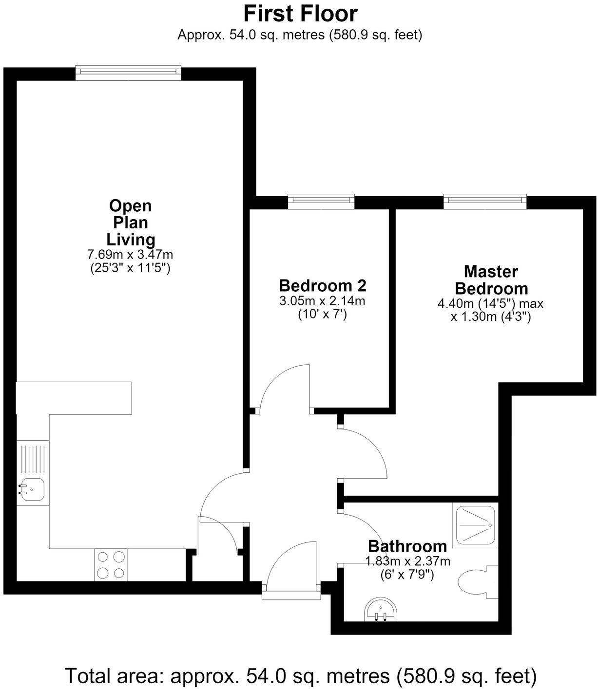 High Street, Flitwick, MK45 floorplan