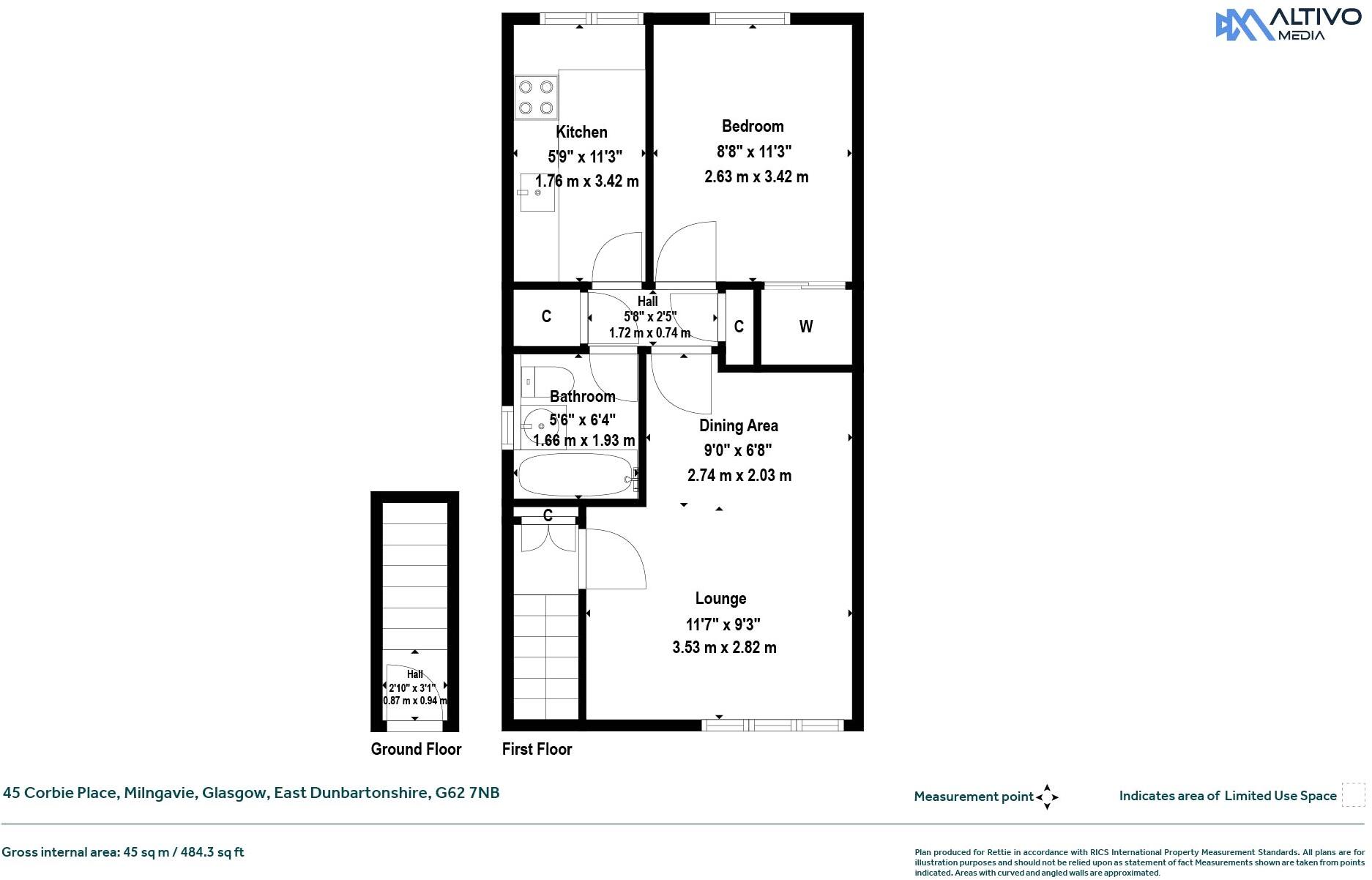 Corbie Place, Milngavie floorplan