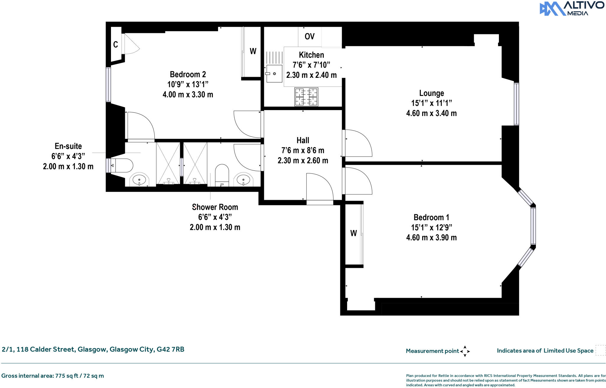 Calder Street, Govanhill, Glasgow floorplan