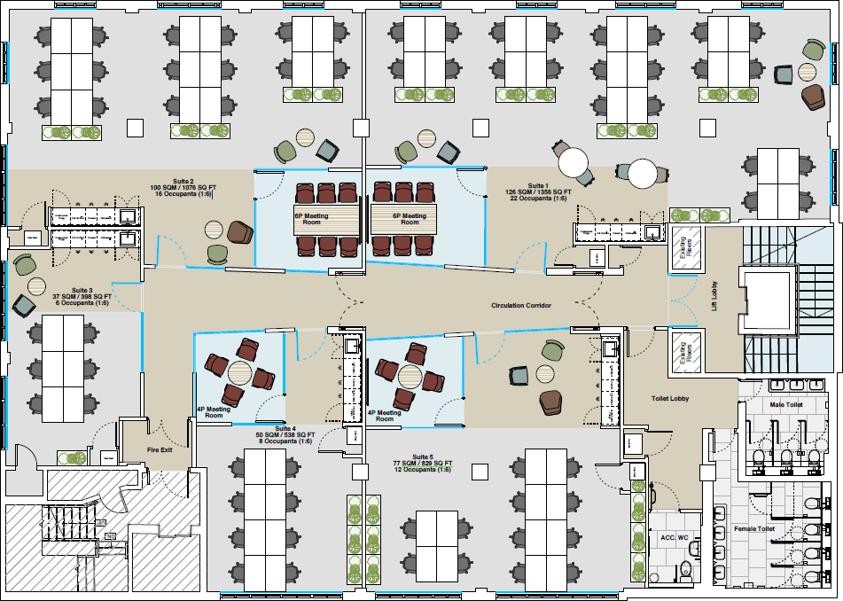 4th Floor Plan