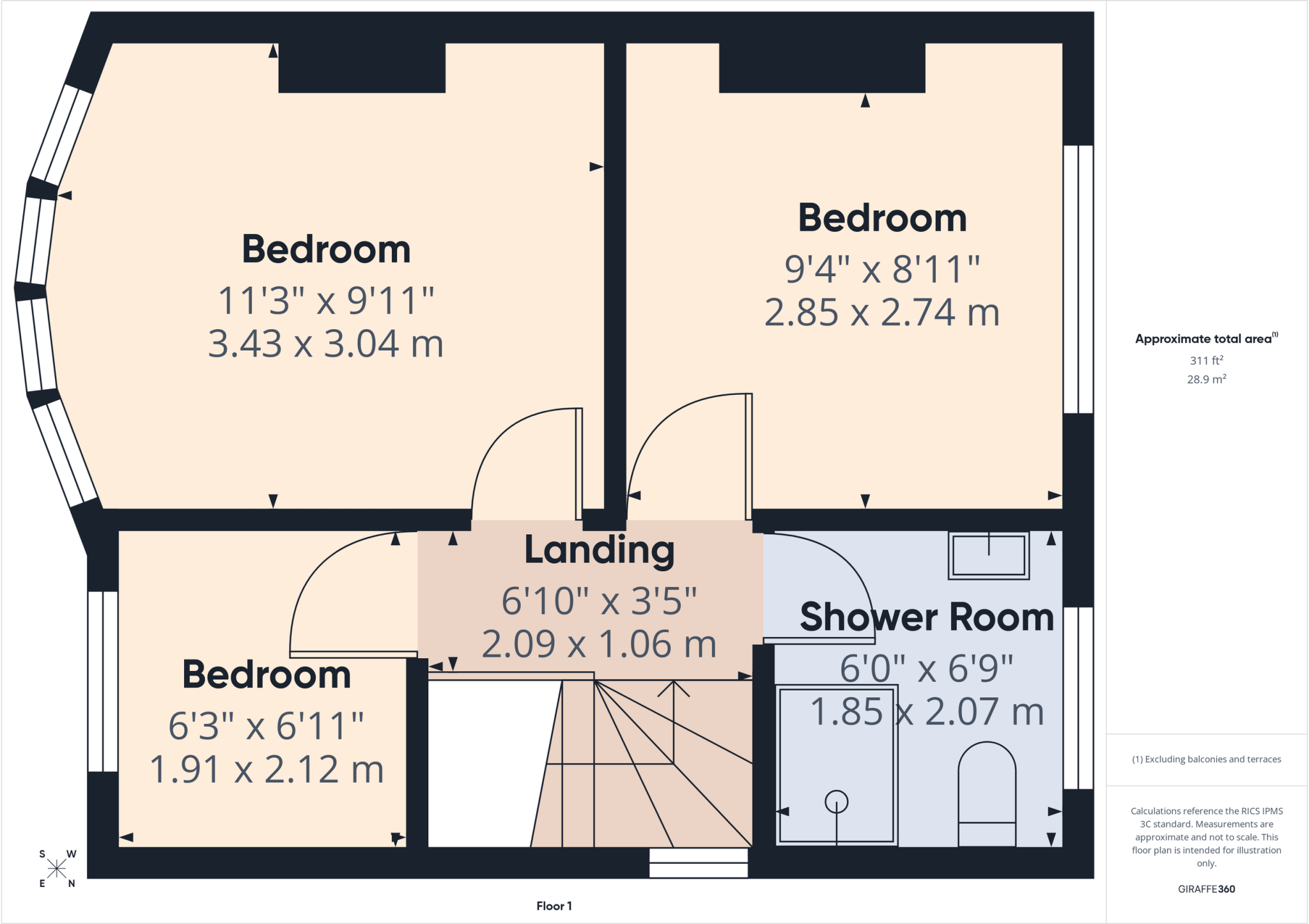 South Avenue, Spondon floorplan