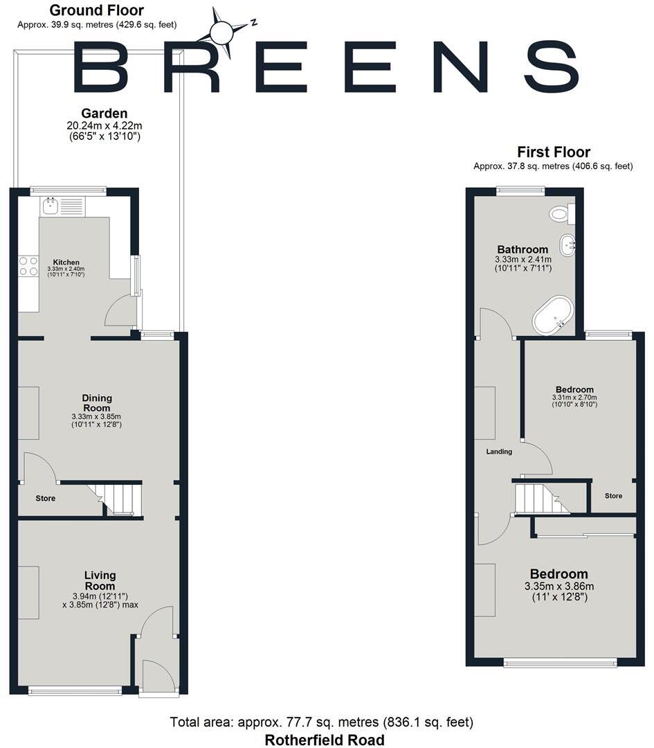 Rotherfield Road, Enfield floorplan