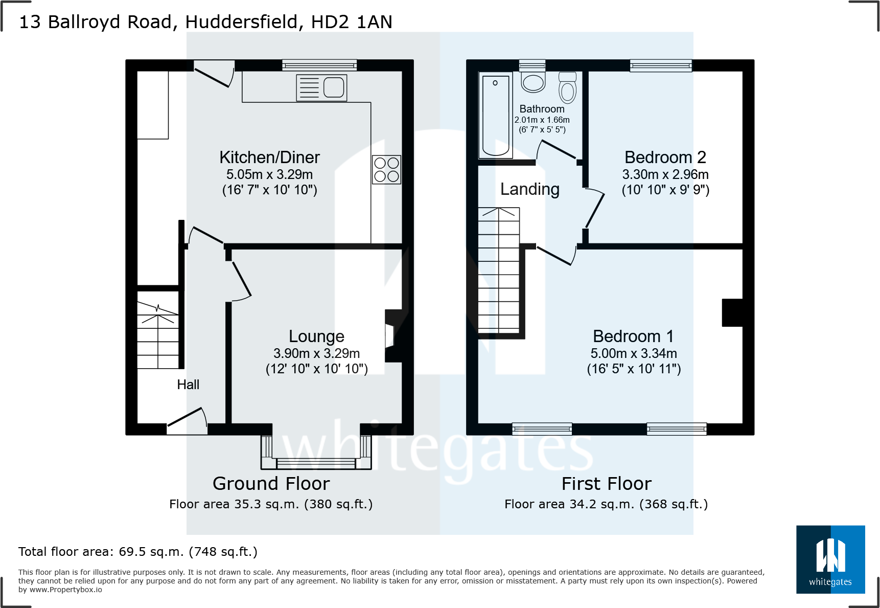 Ball Royd Road, Fartown, Huddersfield, HD2 floorplan