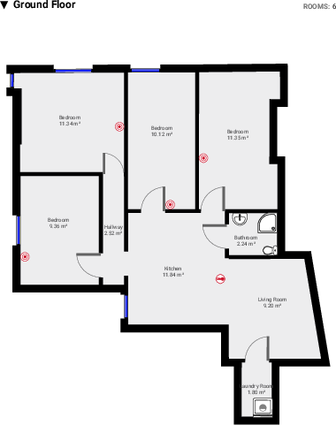 Ashby square, Loughborough floorplan