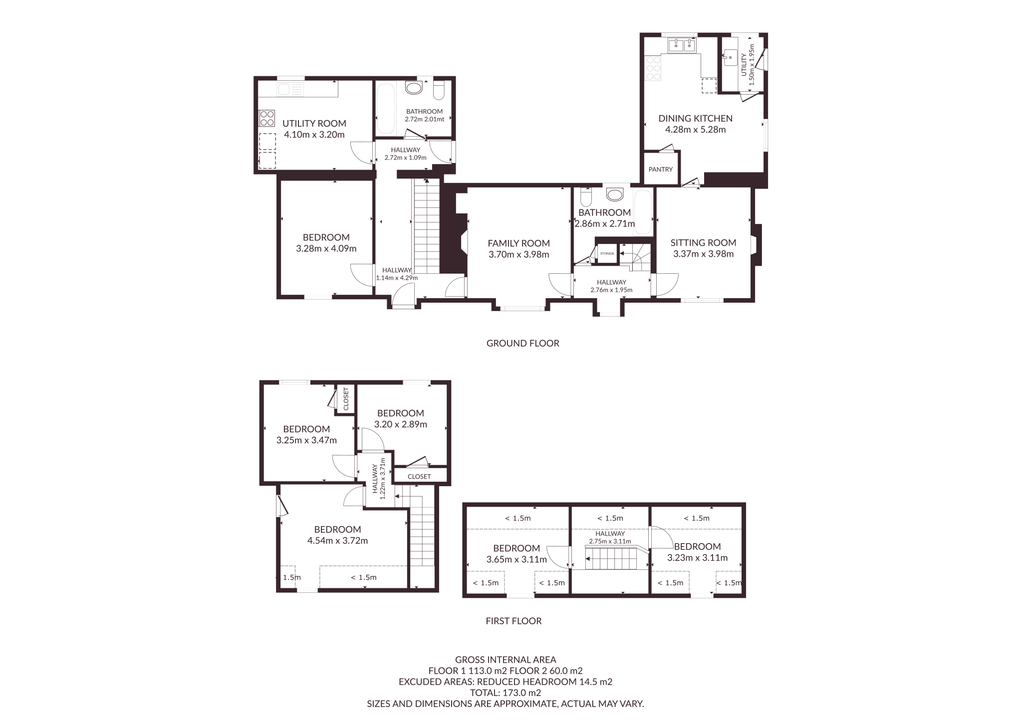 Rhivichie, Rhiconich, Lairg, Sutherland floorplan