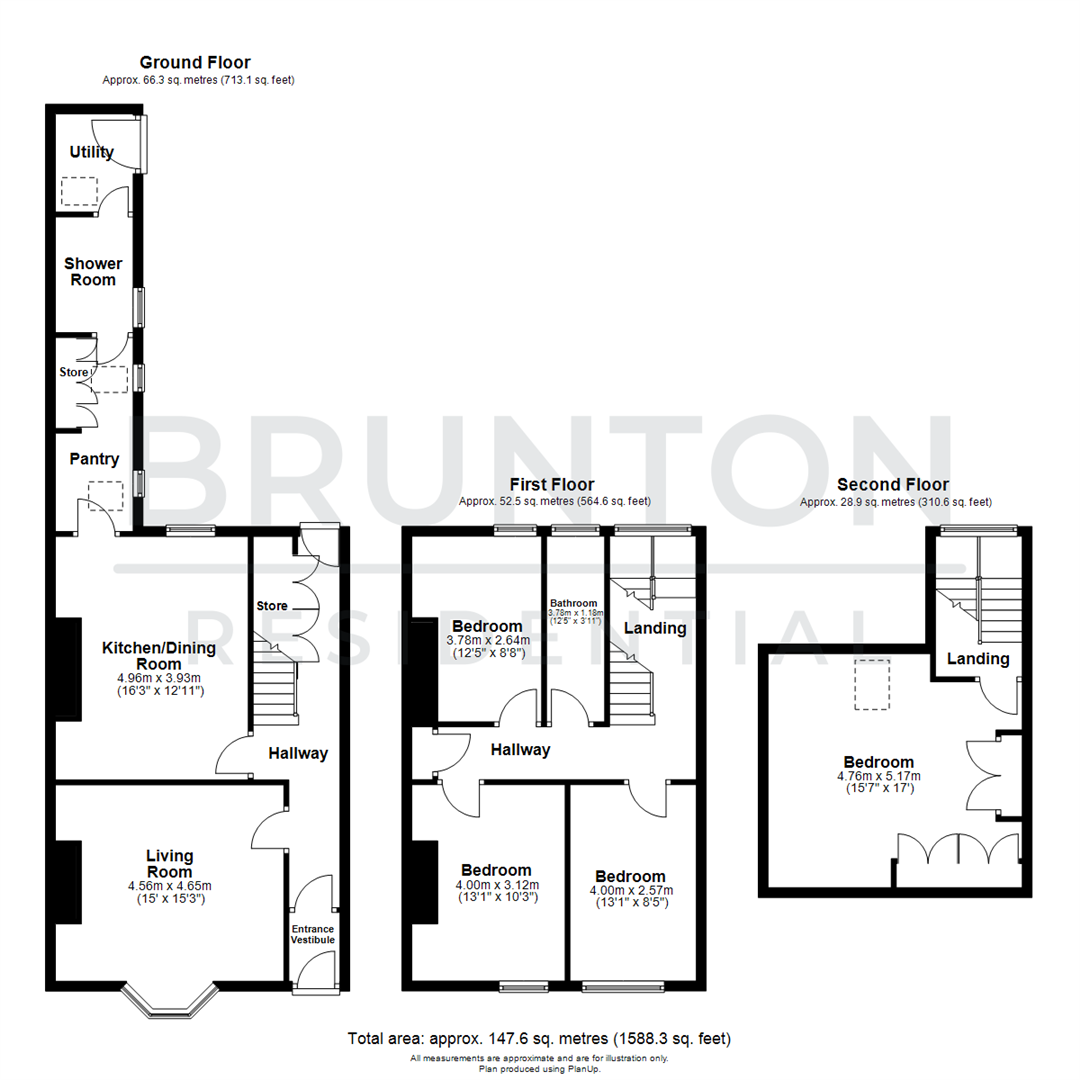 Hencotes, Hexham, NE46 floorplan