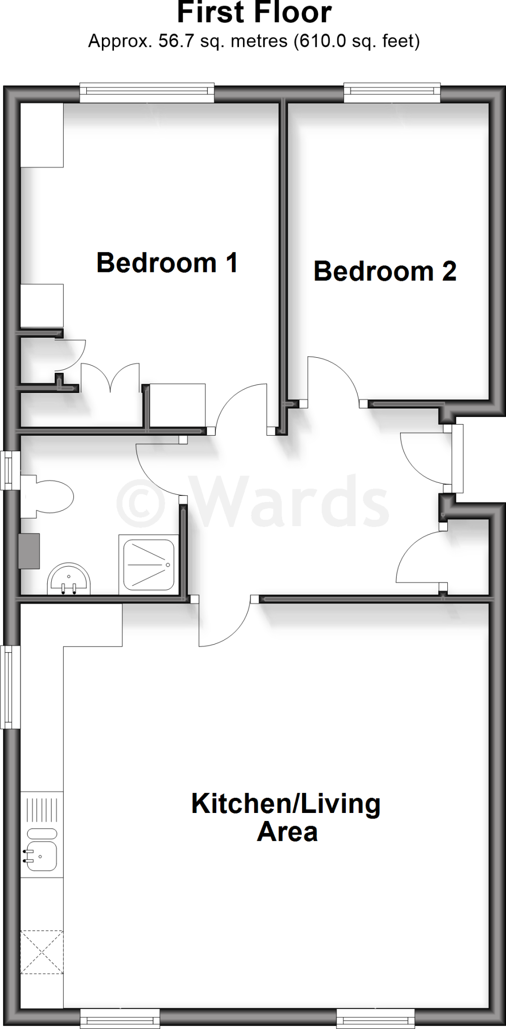 Avery Way, Allhallows, Kent floorplan