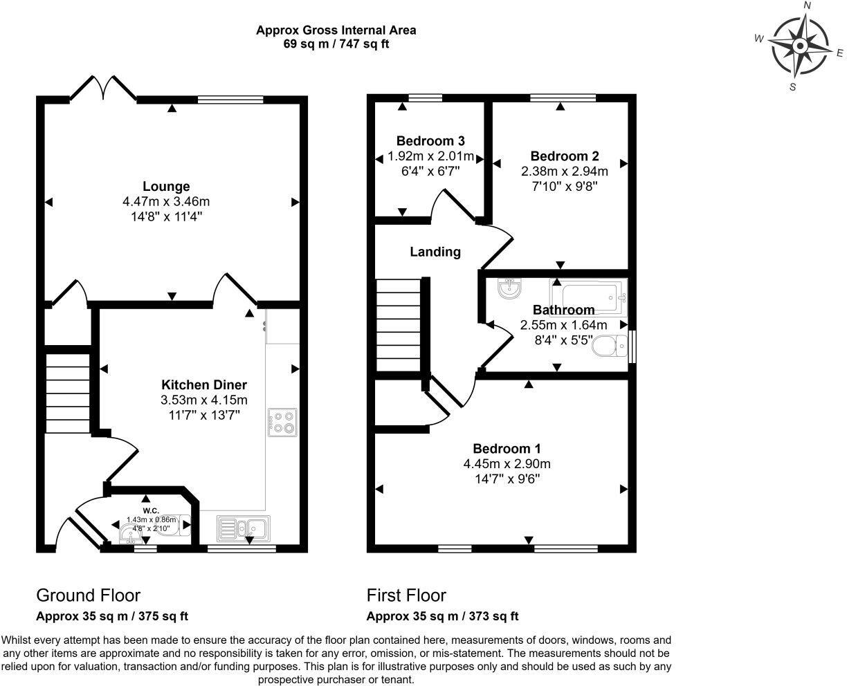 Elizabeth Close, Crowle, Scunthorpe, Lincolnshire, DN17 floorplan